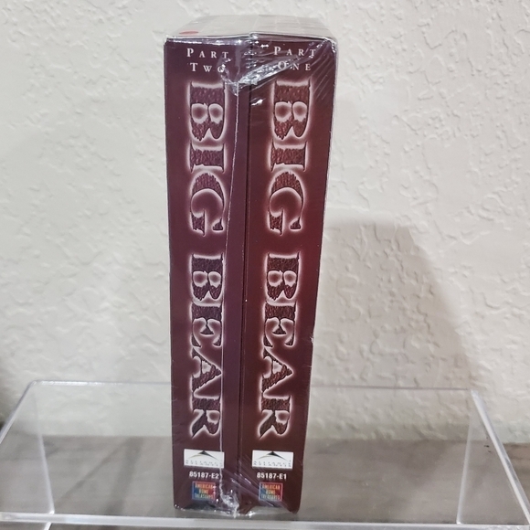 New in Package Vintage VHS Big Bear Part One and Part Two - 2 Cassette - Picture 3 of 4